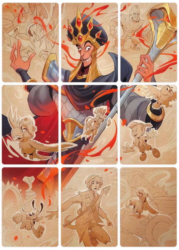 Reign of Jafar Puzzle Insert (Set of 9) (Version 2 of 2) [Reign of Jafar]
