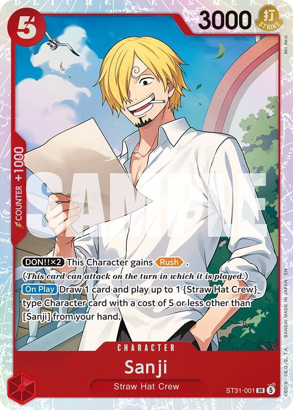 Sanji (ST31-001) [Starter Deck 31: RED Monkey.D.Luffy]