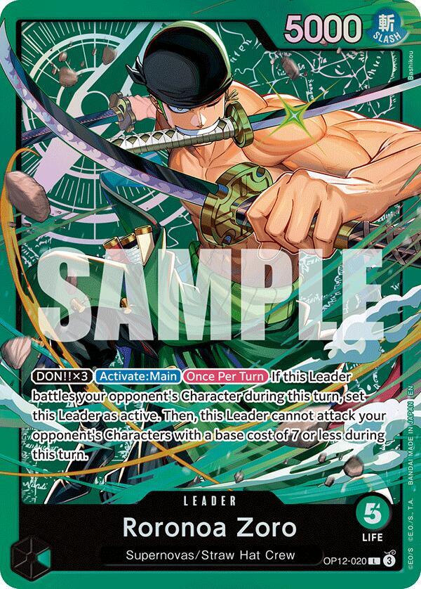 Roronoa Zoro (OP12-020) [Starter Deck 32: GREEN Roronoa Zoro]