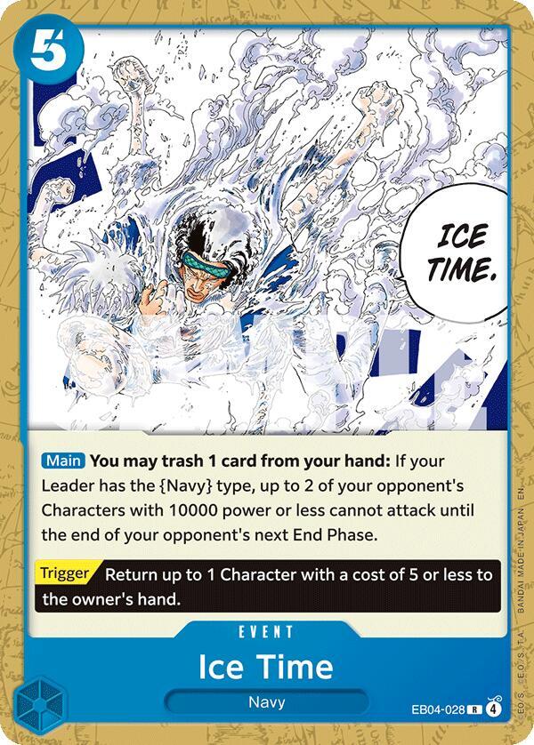 Ice Time (EB04-028) [Starter Deck 33: BLUE Kuzan]