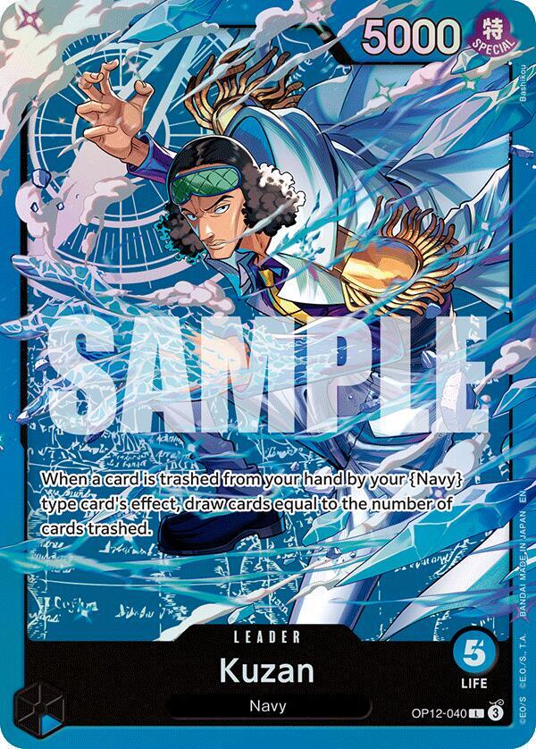 Kuzan (OP12-040) [Starter Deck 33: BLUE Kuzan]