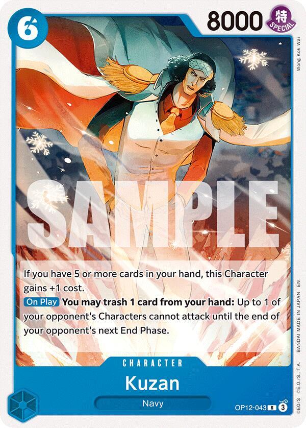 Kuzan (OP12-043) [Starter Deck 33: BLUE Kuzan]