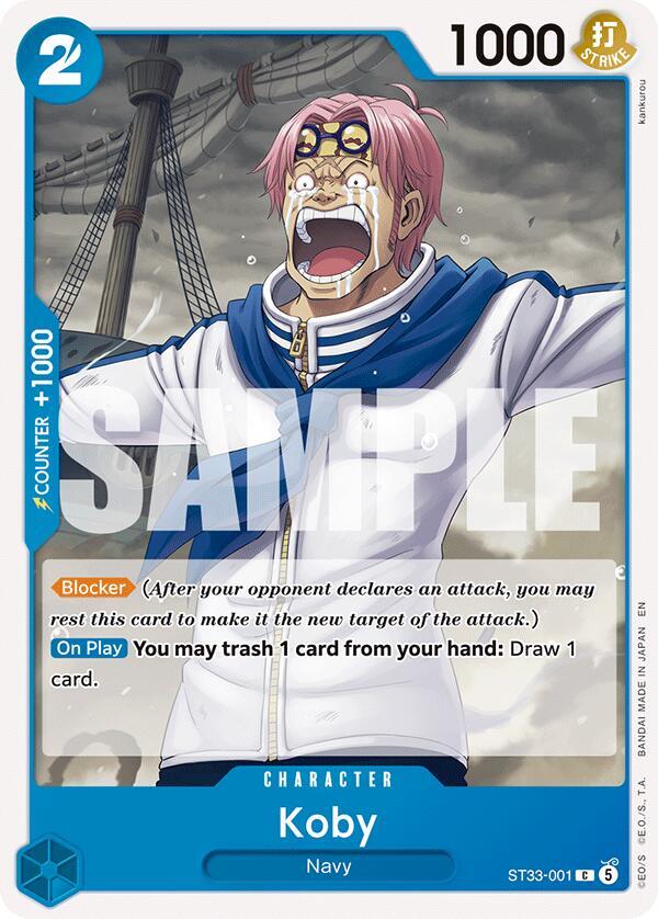 Koby (ST33-001) [Starter Deck 33: BLUE Kuzan]