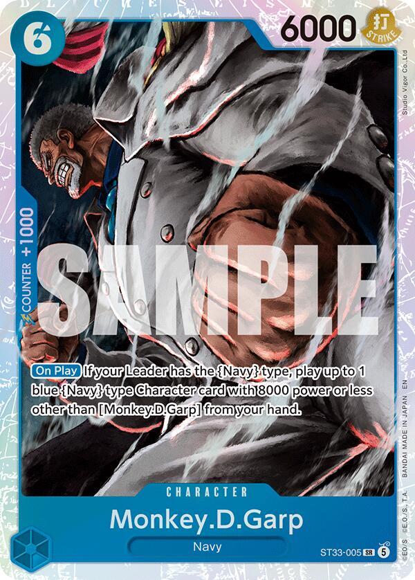 Monkey.D.Garp (ST33-005) [Starter Deck 33: BLUE Kuzan]