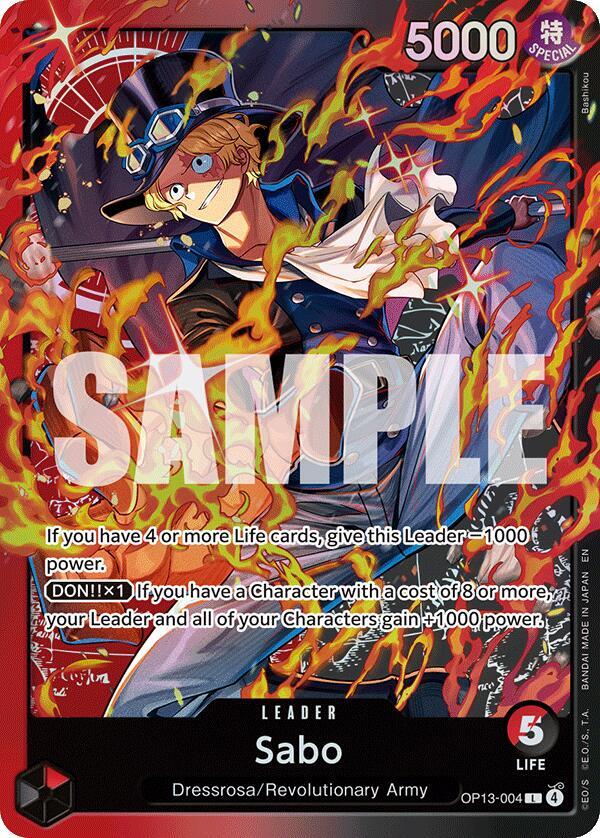 Sabo (OP13-004) [Starter Deck 35: RED/BLACK Sabo]