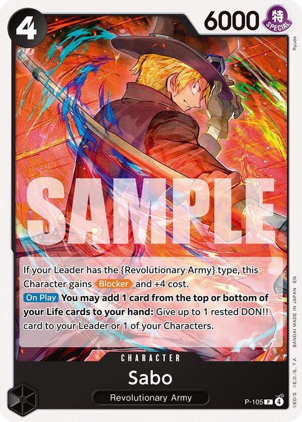 Sabo (P-105) [Starter Deck 35: RED/BLACK Sabo]