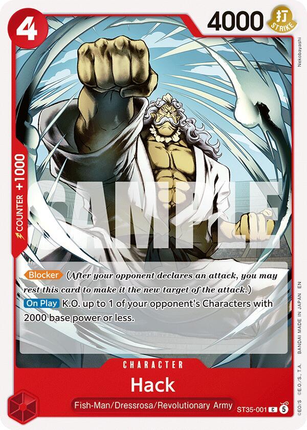 Hack (ST35-001) [Starter Deck 35: RED/BLACK Sabo]