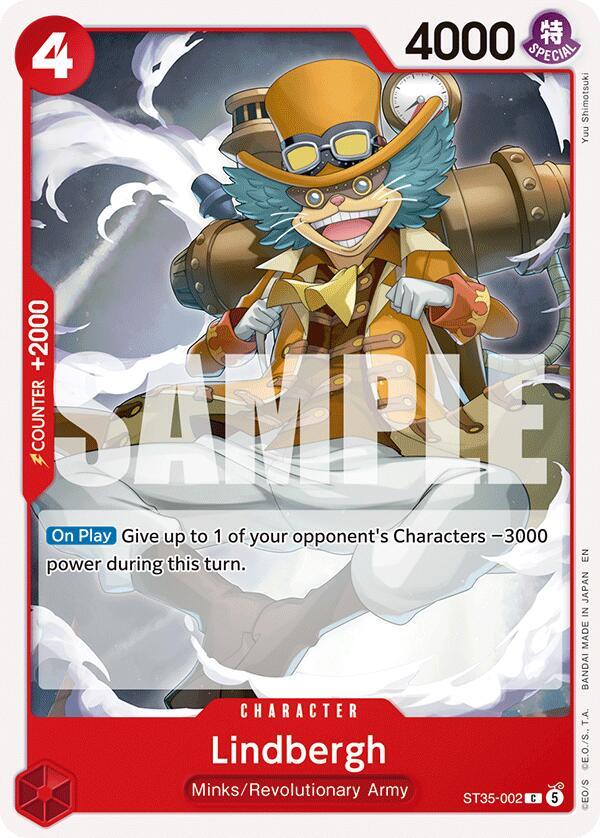 Lindbergh (ST35-002) [Starter Deck 35: RED/BLACK Sabo]