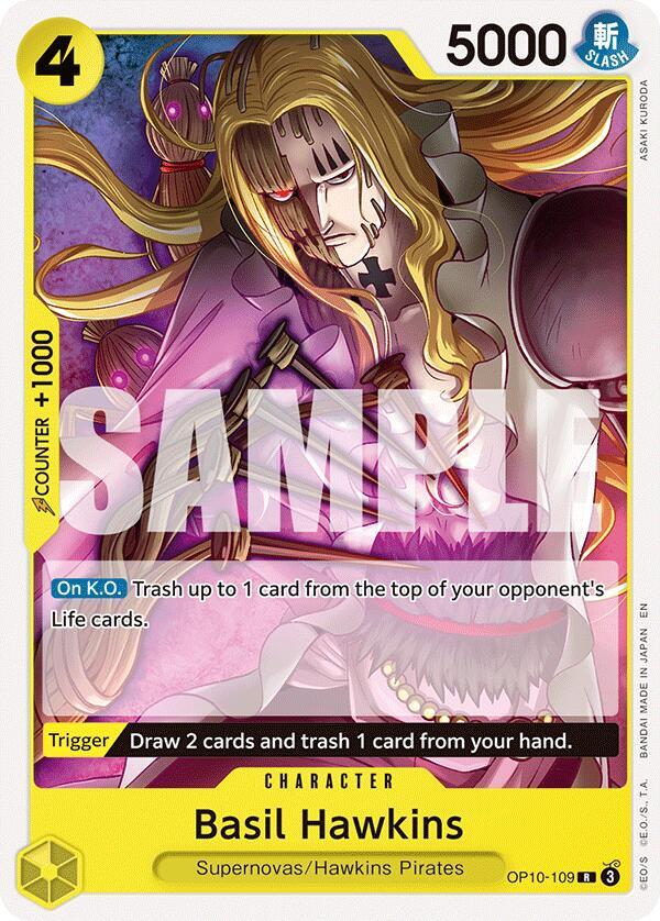 Basil Hawkins (OP10-109) [Starter Deck 36: YELLOW Eustass”Captain”Kid]