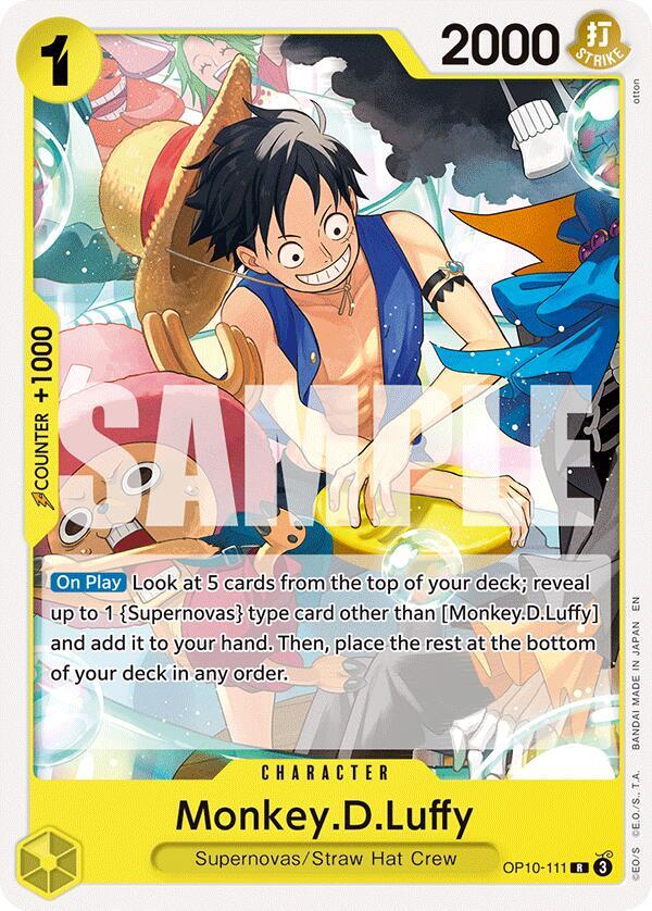 Monkey.D.Luffy (OP10-111) [Starter Deck 36: YELLOW Eustass”Captain”Kid]