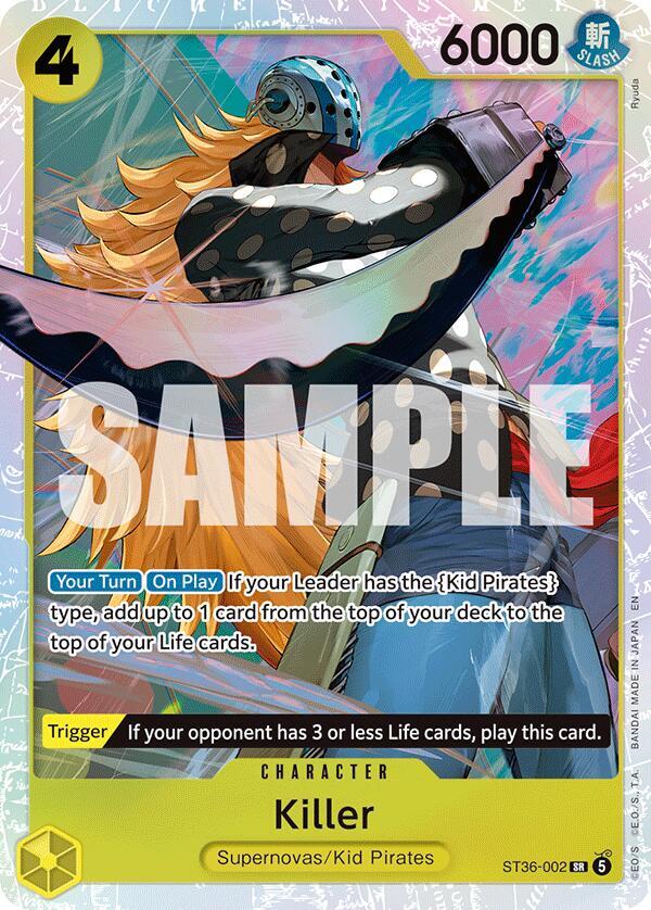 Killer (ST36-002) [Starter Deck 36: YELLOW Eustass”Captain”Kid]