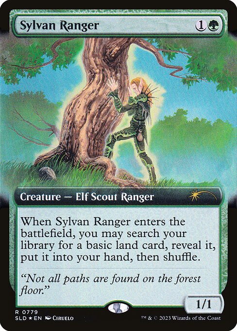 Sylvan Ranger (779) [Secret Lair Drop] [Extended Art]