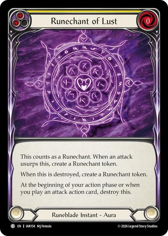 Runechant of Lust (IAR154) [Usurp the Shadow Throne]