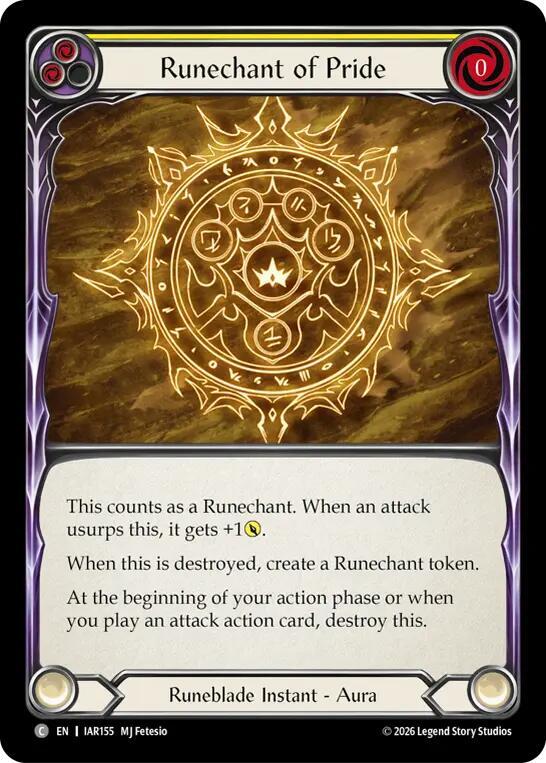 Runechant of Pride (IAR155) [Usurp the Shadow Throne]