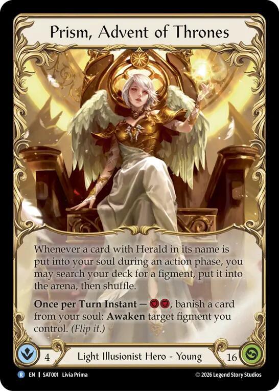 Prism, Advent of Thrones (SAT001) [Silver Age: Usurp the Shadow Throne]