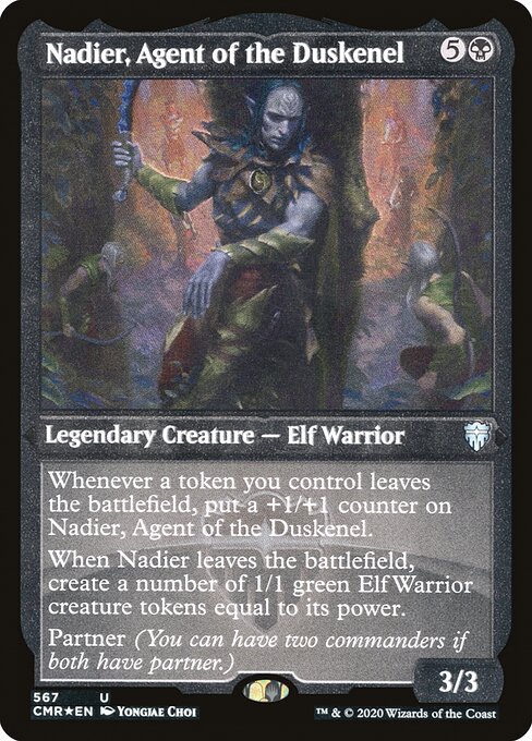 Nadier, Agent of the Duskenel (567) [Commander Legends] [Etched]