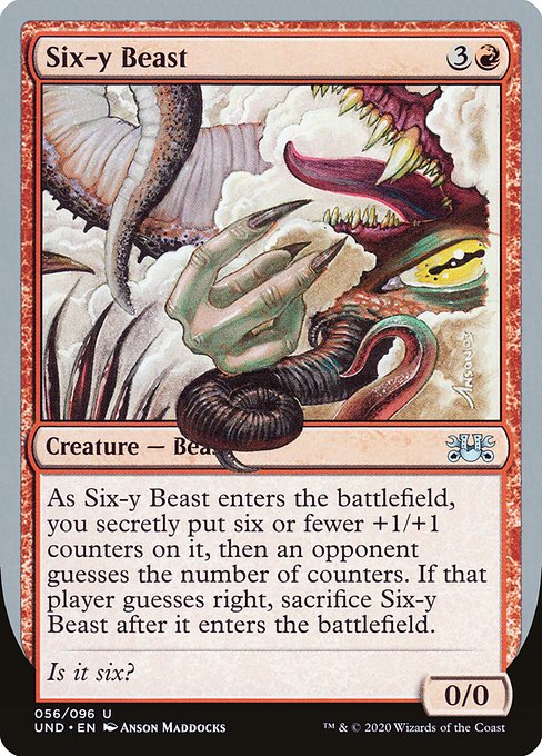 Six-y Beast (56) [Unsanctioned]