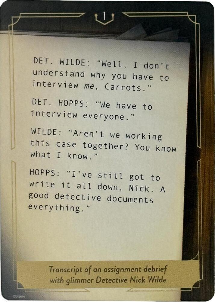 Whispers in the Well Case File Cards (1 of 18) [Whispers in the Well]