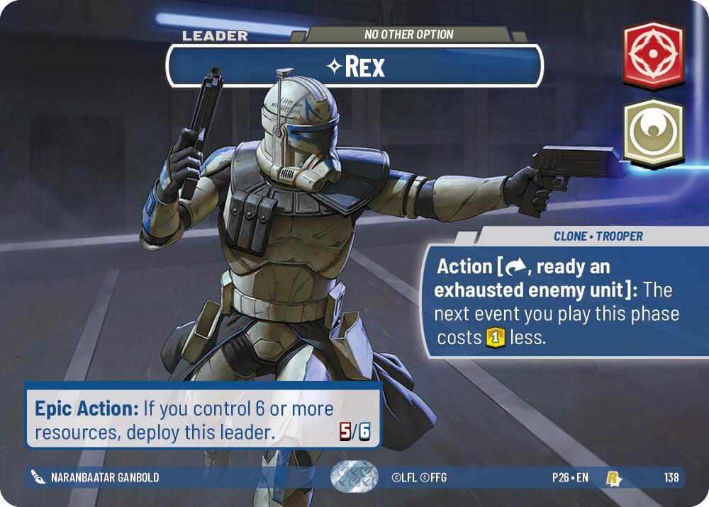 Rex - No Other Option (Prize Wall) (138) [Galactic Championship 2026]