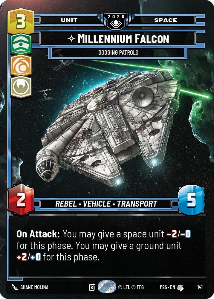 Millennium Falcon - Dodging Patrols (Prize Wall) (141) [Galactic Championship 2026]