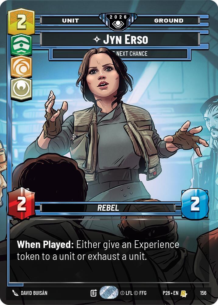 Jyn Erso - Take the Next Chance (Prize Wall) (Foil) (156) [Galactic Championship 2026]