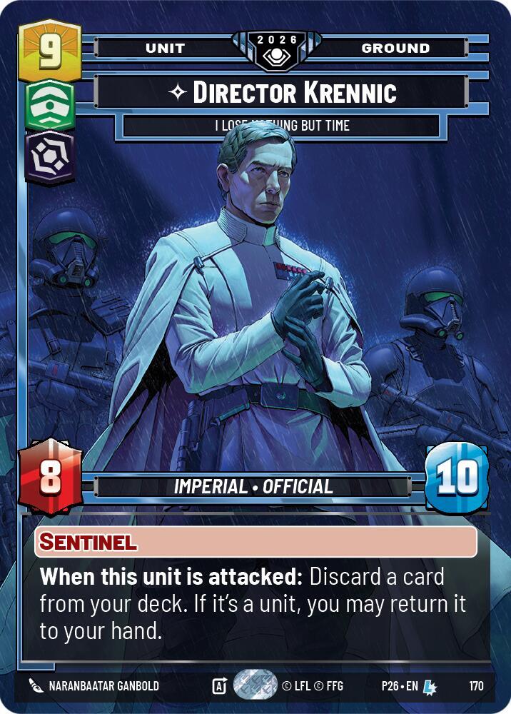 Director Krennic - I Lose Nothing But Time (170) [Galactic Championship 2026]