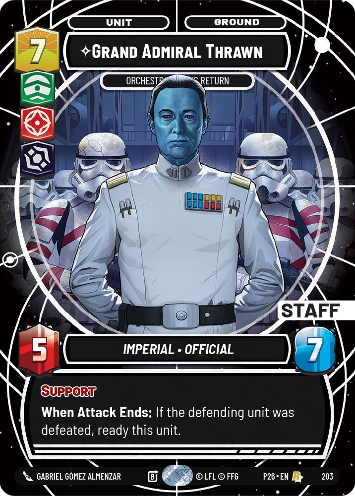 Grand Admiral Thrawn - Orchestrating His Return (Staff) (203) [Galactic Championship 2026]