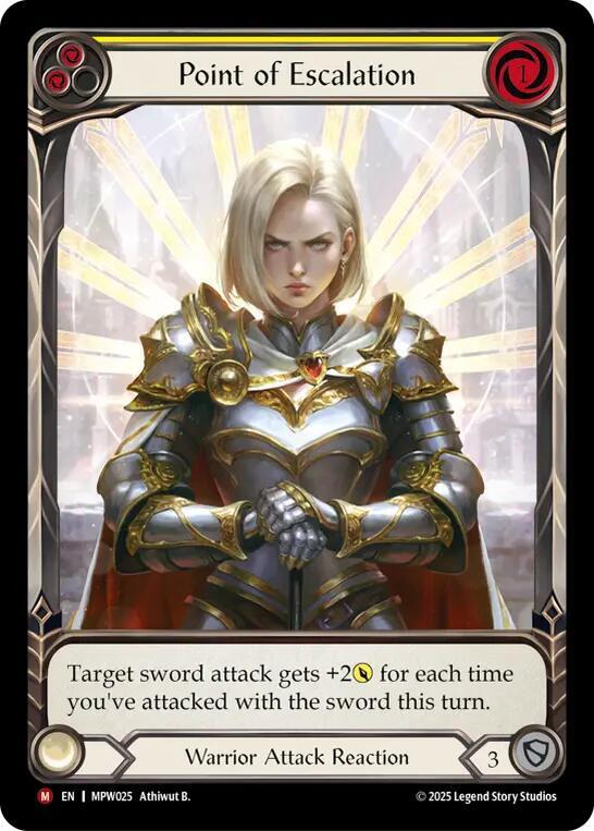 Point of Escalation (Extended Art) (MPW025) [Mastery Pack Warrior]