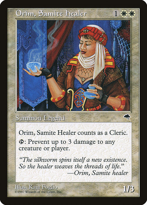 Orim, Samite Healer (33) [Tempest]