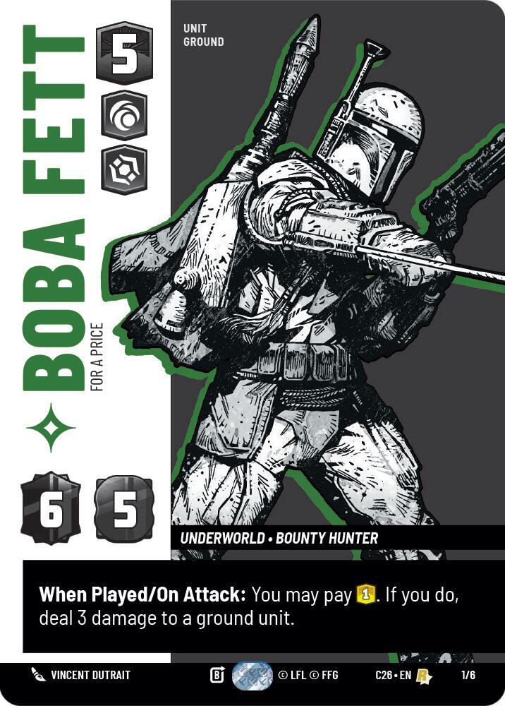 Boba Fett - For a Price (1/6) [2026 Convention Exclusive]