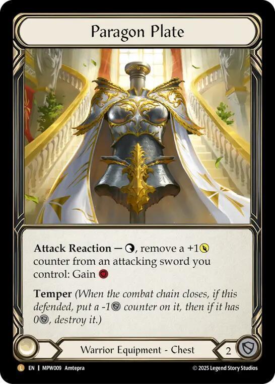 Paragon Plate (MPW009) [Mastery Pack Warrior]