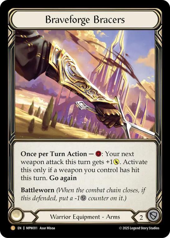 Braveforge Bracers (MPW011) [Mastery Pack Warrior]