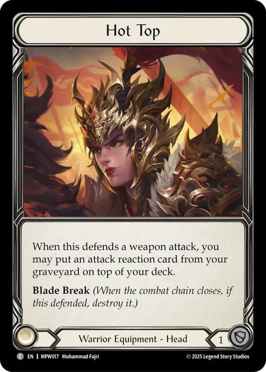 Hot Top (MPW017) [Mastery Pack Warrior]