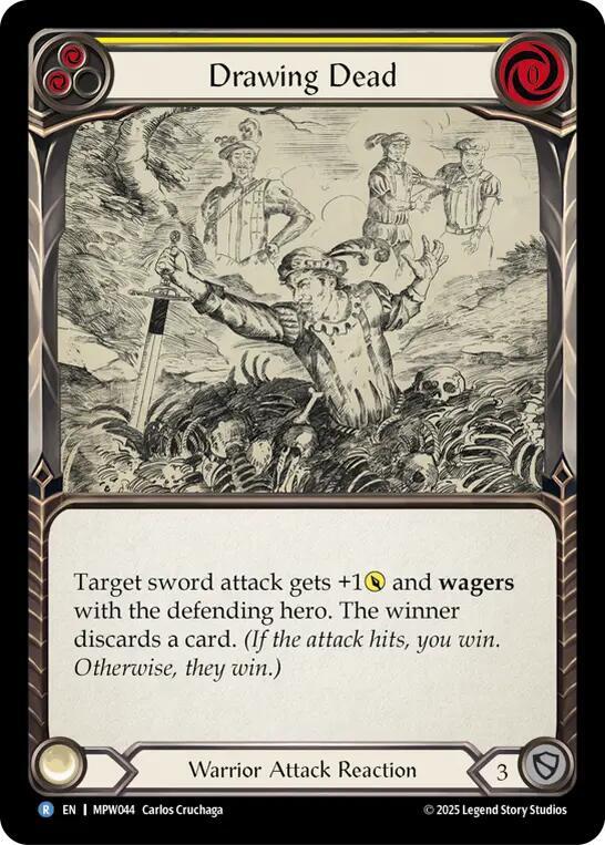 Drawing Dead (Yellow) (MPW044) [Mastery Pack Warrior]