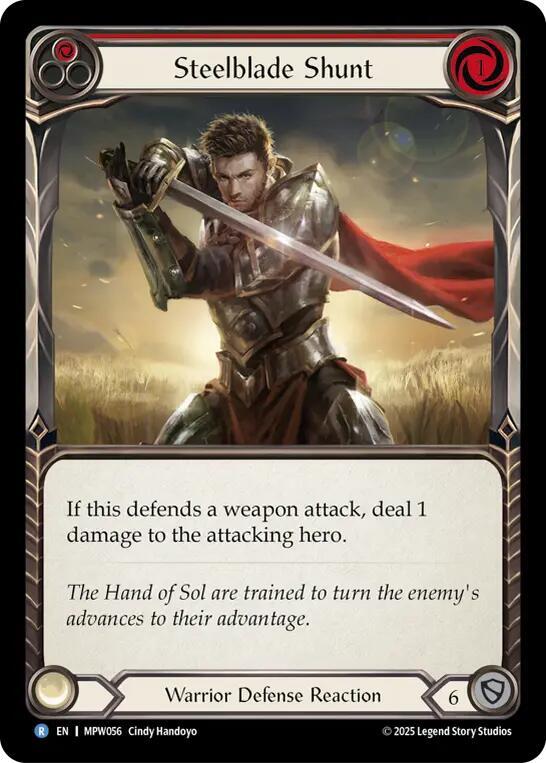 Steelblade Shunt (Red) (MPW056) [Mastery Pack Warrior]