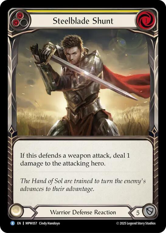 Steelblade Shunt (Yellow) (MPW057) [Mastery Pack Warrior]