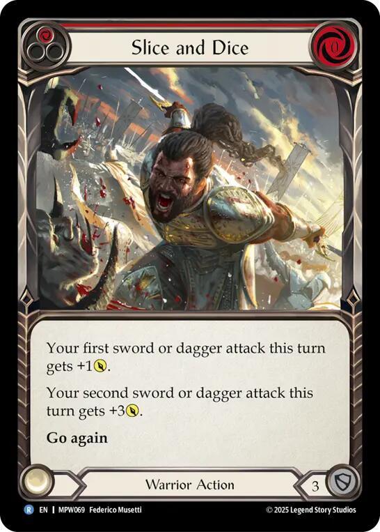 Slice and Dice (Red) (MPW069) [Mastery Pack Warrior]