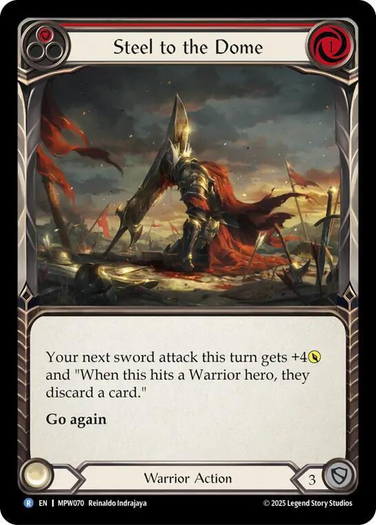 Steel to the Dome (Red) (MPW070) [Mastery Pack Warrior]