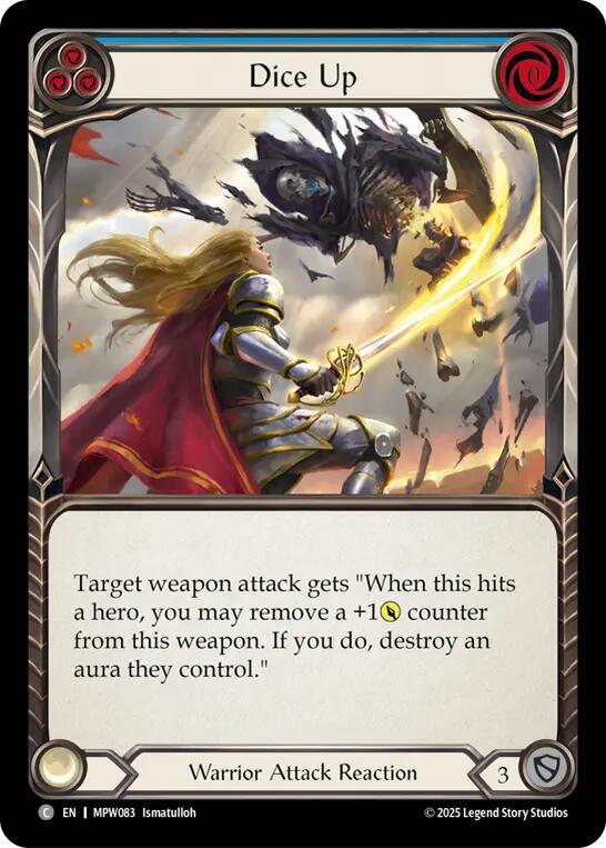 Dice Up (Blue) (MPW083) [Mastery Pack Warrior]