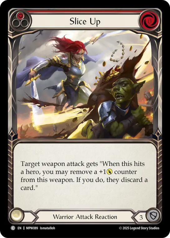 Slice Up (Red) (MPW089) [Mastery Pack Warrior]