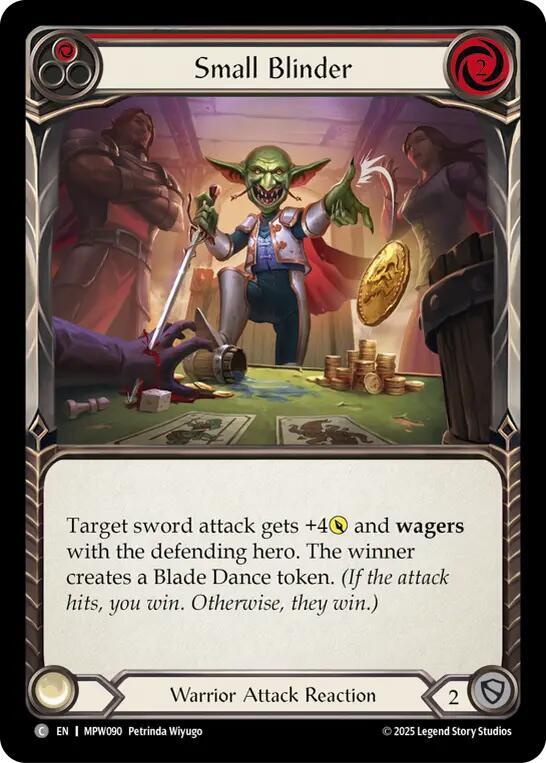 Small Blinder (Red) (MPW090) [Mastery Pack Warrior]