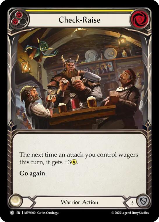 Check-Raise (Yellow) (MPW100) [Mastery Pack Warrior]