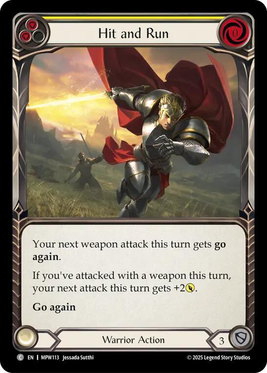 Hit and Run (Yellow) (MPW113) [Mastery Pack Warrior]