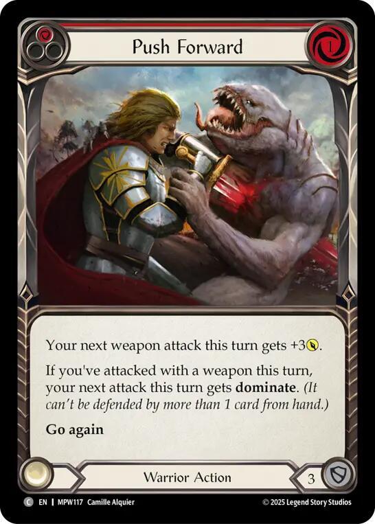 Push Forward (Red) (MPW117) [Mastery Pack Warrior]