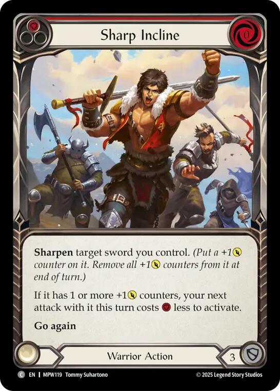 Sharp Incline (Red) (MPW119) [Mastery Pack Warrior]