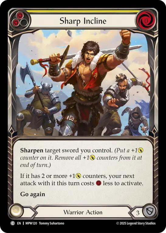 Sharp Incline (Yellow) (MPW120) [Mastery Pack Warrior]