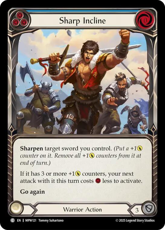 Sharp Incline (Blue) (MPW121) [Mastery Pack Warrior]