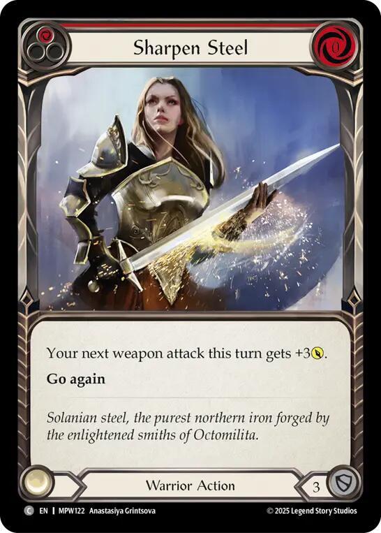 Sharpen Steel (Red) (MPW122) [Mastery Pack Warrior]
