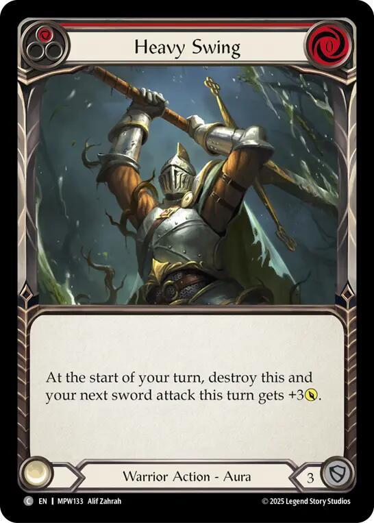 Heavy Swing (Red) (MPW133) [Mastery Pack Warrior]