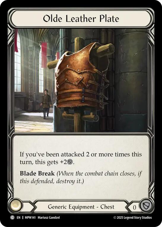 Olde Leather Plate (MPW141) [Mastery Pack Warrior]